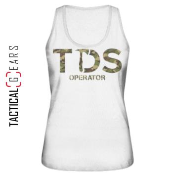 TDS LINE - WOMEN - TANK TOP - TDS OPERATOR - CAMO - FRONT ONLY - WEISS